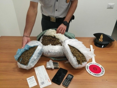 Pescara, sequestrati 5 kg di Marijuana