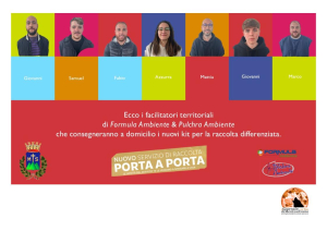 Le fotografie dei facilitatori sono state diffuse per assicurare la massima trasparenza e prevenire eventuali truffe.