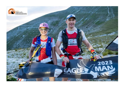 Campo Imperatore -  i vincitori della 2^ edizione di eagleXman extreme triathlon
