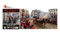 Animalisti in piazza contro  l'impiego di animali nella celebre "Battaglia delle Arance" del Carnevale di Ivrea