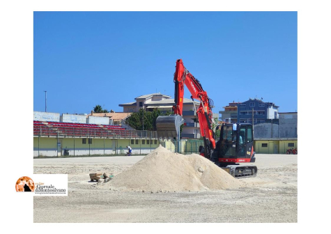 Montesilvano, lavori di riqualificazione nelle strutture sportive.