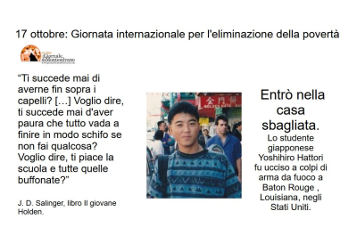 17 ottobre. Yoshihiro Hattori entra in una casa sbagliata e viene ucciso
