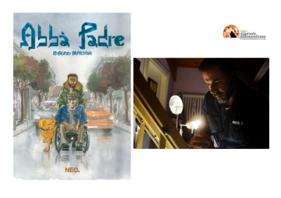 "Abbà Padre”, l’ultimo libro a fumetti di Roberto Battestini al Clap museum di Pescara.