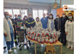 Vigili del Fuoco al Reparto di Oncoematologia Pediatrica dell’ospedale di Pescara