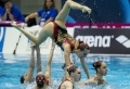 Nuoto sincronizzato, atlete guidate da Cristina Celiberti.