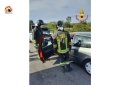 Pescara, incidente sull'asse attrezzato