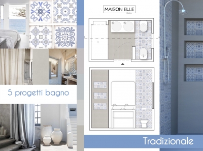 Arredo. Progetto per un bagno tradizionale