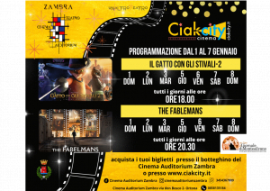Ortona/Cinema Zambra, le novità dal 1 all'8 gennaio