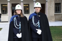 Vigili in alta uniforma a Pescara