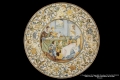 Museo Paparella, il mattino e una nobildonna che cuce nella maiolica del mese