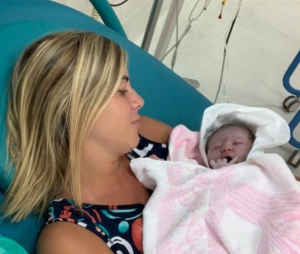 Claudia Fioriti con Beatrice