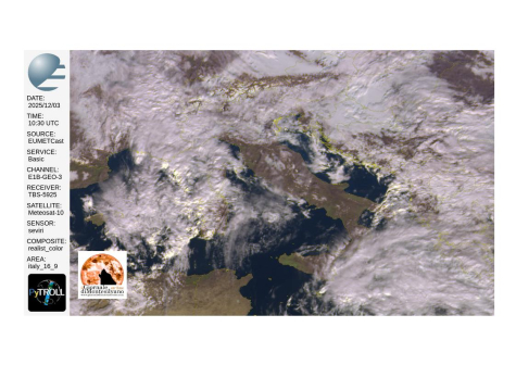 Diminuiscono le temperature, neve a 1800 metri, precipitazioni sparse