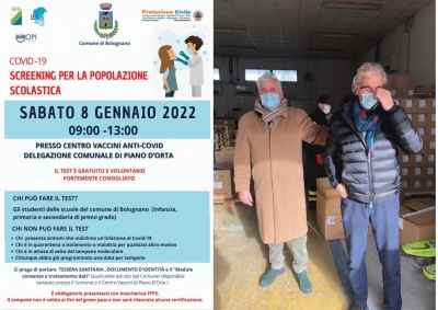Bolognano, screening popolazione scolastica
