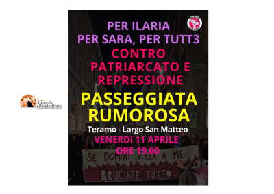 Su un cartello: se domani tocca a me bruciate tutto!