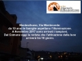 la via all'imbrunire