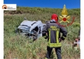 Città’ Sant’Angelo autocarro frigorifero finisce in una scarpata