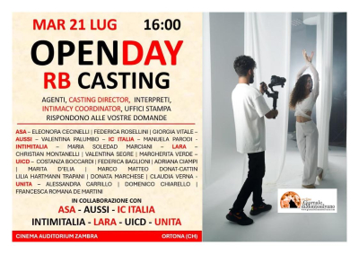 Off Ortona Film Festival ospita l'Open Day RB Casting allo Zambra