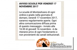 avviso del Comune di Montesilvano