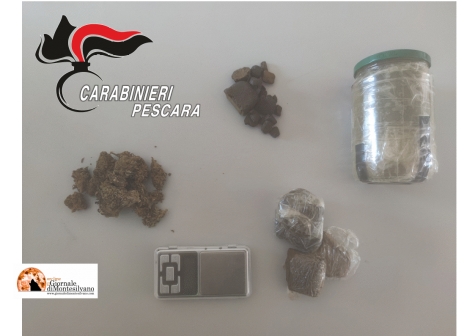 Montesilvano, arresti per sostanze stupefacenti