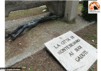 4 Novembre. Piazzetta di Montesilvano depone corona su monumento ai Caduti