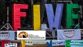 Il palco del Five lo scorso anno