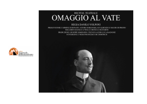 In scena il recital teatrale "Omaggio al Vate"