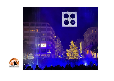 Pescara/Natale. Musica e acrobazie aeree in piazza Salotto