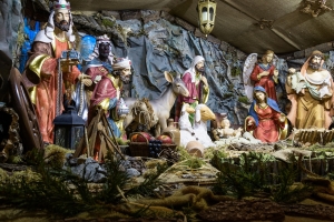 Pescara. Presepe in costume tradizionale abruzzese