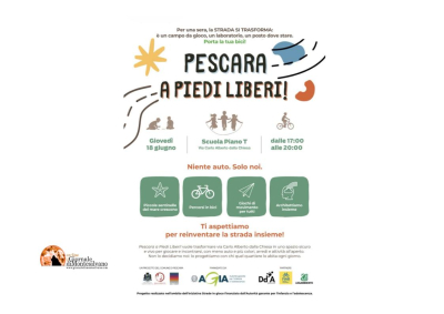 “Pescara a piedi liberi!" in via Carlo Alberto Dalla Chiesa