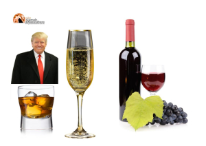 Dazi Usa, Trump a Ue: "Tariffe 200% su vino e champagne se non cancella 50% su whisky"