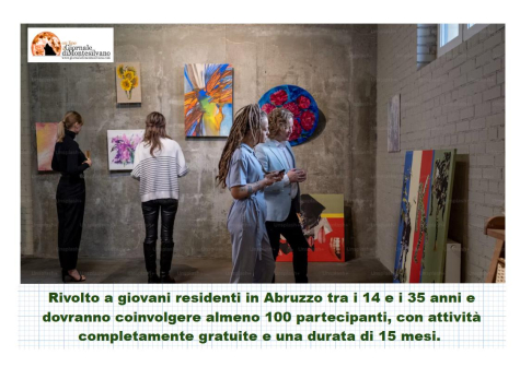 Abruzzo Giovani: risorse per 1,4 mln per progetti creativi e inclusivi