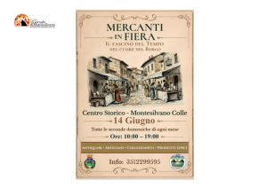 Montesilvano Colle ultimo appuntamento con "Mercanti in Fiera"