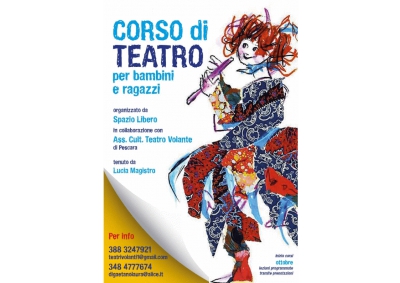 Montesilvano, partono i corsi di teatro di Lucia Magistro per ragazzi