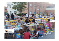 Montesilvano. Lezione sulla sicurezza e salvataggio al Mercatino dei Bambini con la C.R.I.