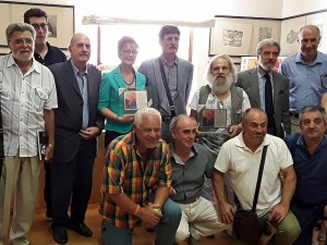 i pittori in mostra.