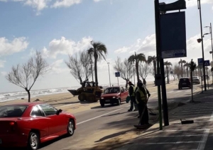 pulizia della strada