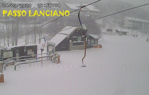 Neve a fine marzo, evento incredibile!