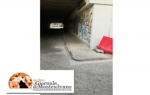 il sottopasso d'uscita della stazione