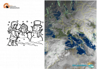 Neve a 600 mt nelle prime ore della mattinata di martedì