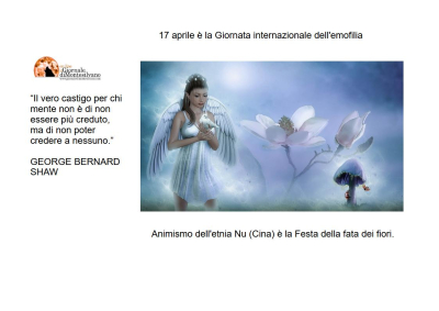 17 Aprile, per gli animisti è la Festa delle fate dei fiori