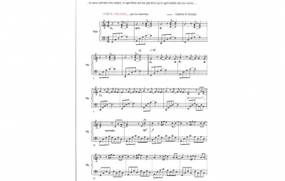Le note di una melodia dedicata dal ragazzo alla madre