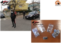 Durante i controlli e la droga requisita