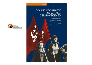    “Donne comuniste nell’Italia del Novecento”: venerdì a Pescara la presentazione del volume curato da Fiammetta Balestracci