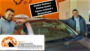 Sandro Orsine di Viesserevsioni e il tecnico Simone Carota