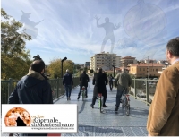 Pescara, apre il ponticello ciclopedonale di Via valle Rovereto