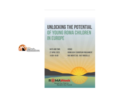 Giulia Di Rocco romnì Abruzzese oggi al Parlamento Europeo a Bruxelles