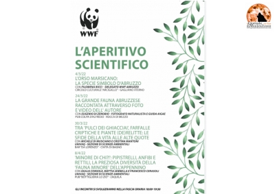 WWF. Quattro “aperitivi scientifici” in Abruzzo