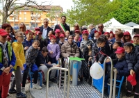 Montesilvano. Giostra inclusiva per bambini al parco Papa Giovanni Paolo II
