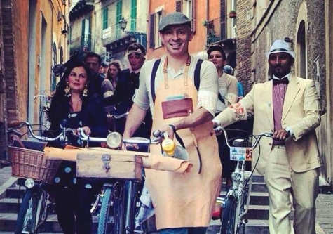 Abruzzo/Ora della Terra. Gesti simbolici: raccolta di immondizia e biciclettata