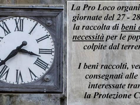 Terremoto. Opi (AQ)-macchina della solidarietà concentrata su bambini